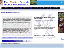 Tablet Screenshot of phonicsdance.com